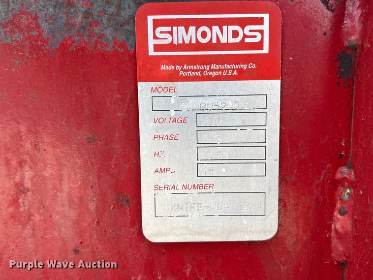 image for item EI5811 Simonds 64VB052V3X automated blade sharpener