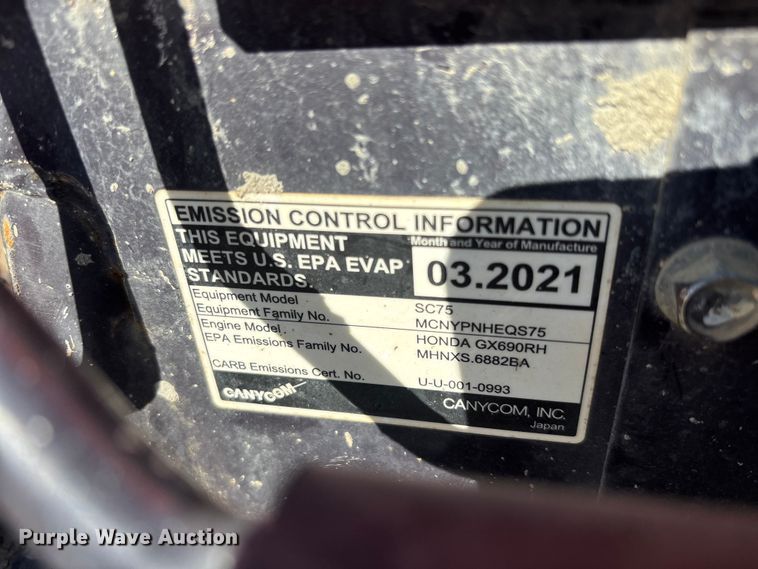 image for item EM8602 2021 Canycom SC75 concrete buggy