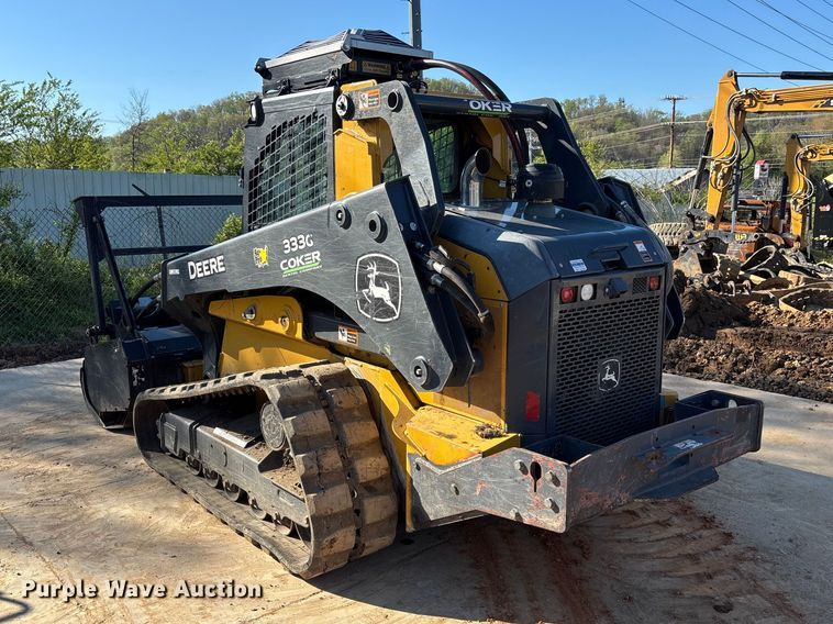 image for item EM8604 2022 John Deere 333G skid steer loader