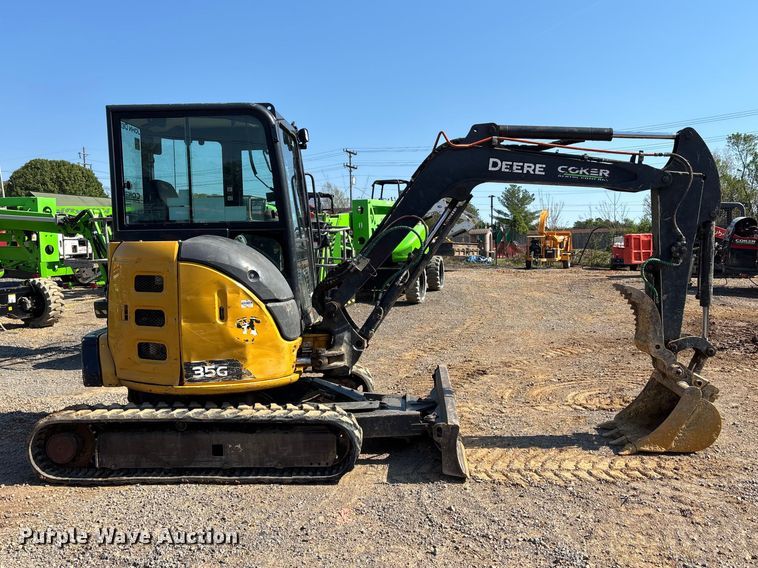 image for item EM8605 2021 John Deere 35G mini excavator