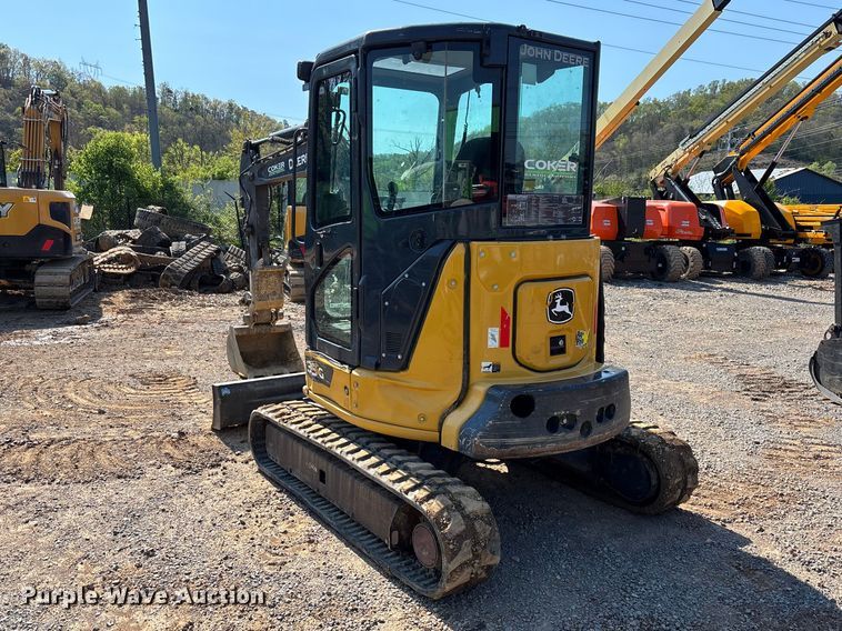 image for item EM8605 2021 John Deere 35G mini excavator