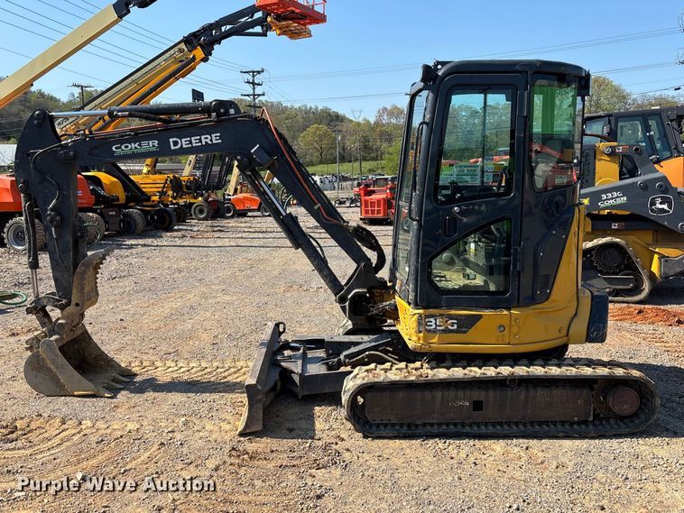 image for item EM8605 2021 John Deere 35G mini excavator