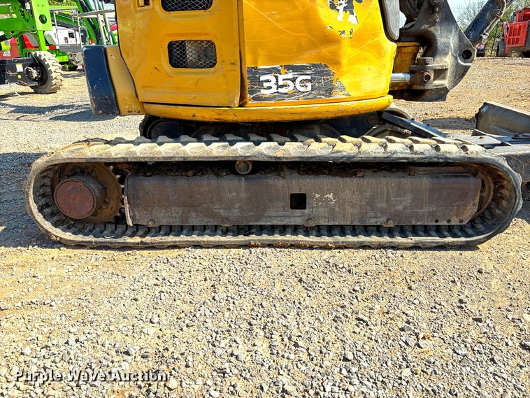 image for item EM8605 2021 John Deere 35G mini excavator