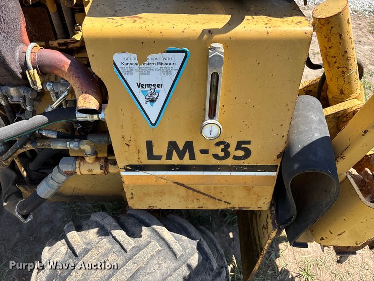 image for item EO4242 1989 Vermeer LM-35 trencher