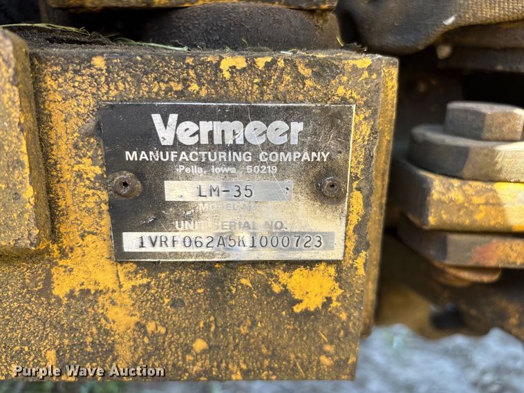 image for item EO4242 1989 Vermeer LM-35 trencher