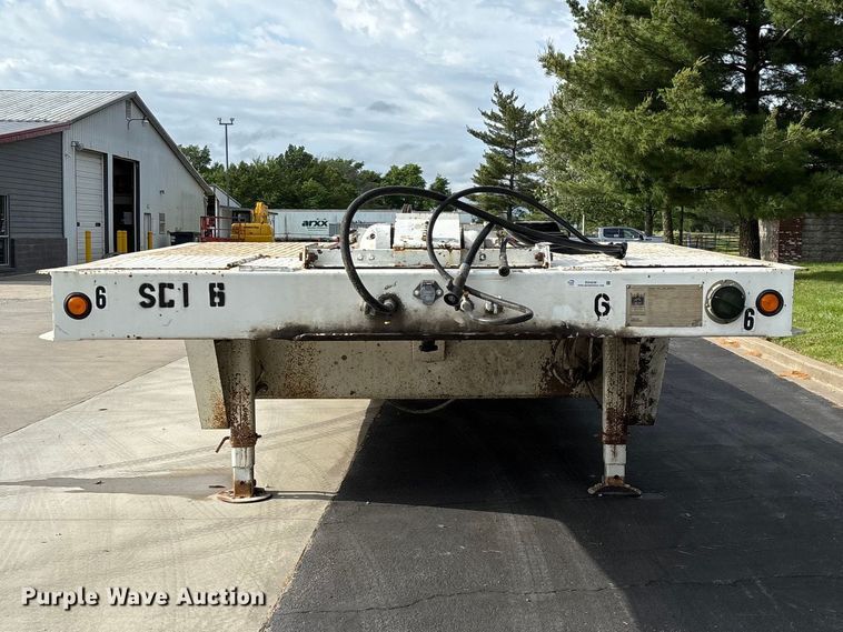 image for item EO4246 1991 Trail King TK70HT-462 drop deck equipment trailer