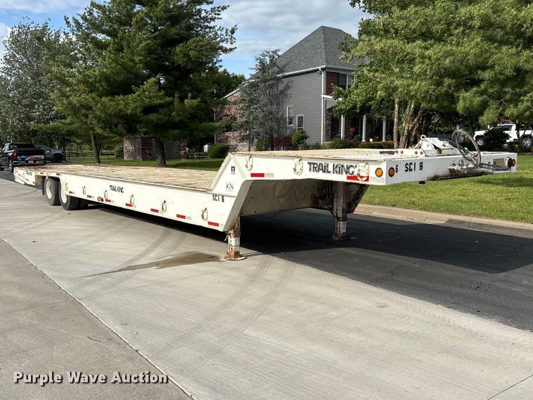 image for item EO4246 1991 Trail King TK70HT-462 drop deck equipment trailer