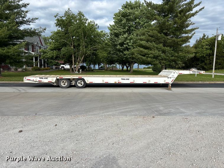 image for item EO4246 1991 Trail King TK70HT-462 drop deck equipment trailer