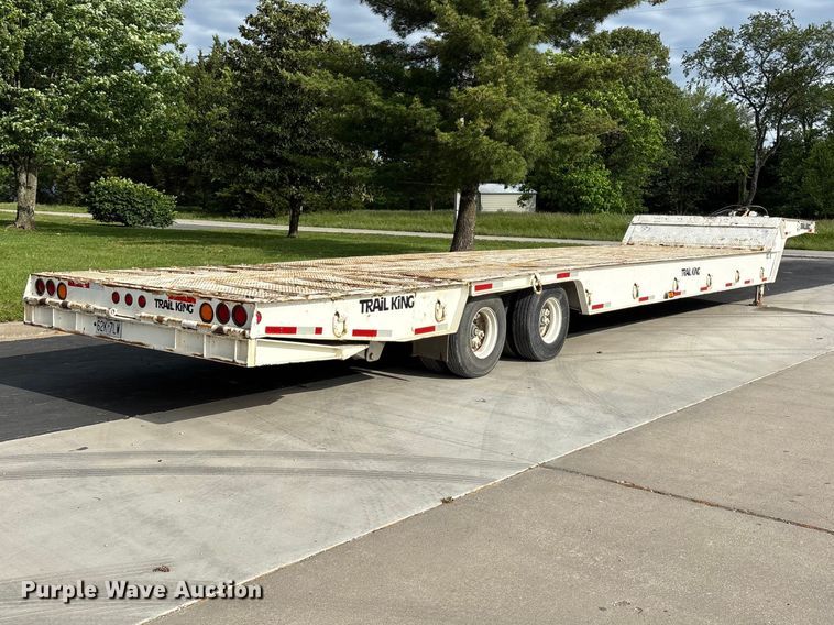 image for item EO4246 1991 Trail King TK70HT-462 drop deck equipment trailer