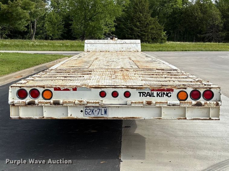 image for item EO4246 1991 Trail King TK70HT-462 drop deck equipment trailer