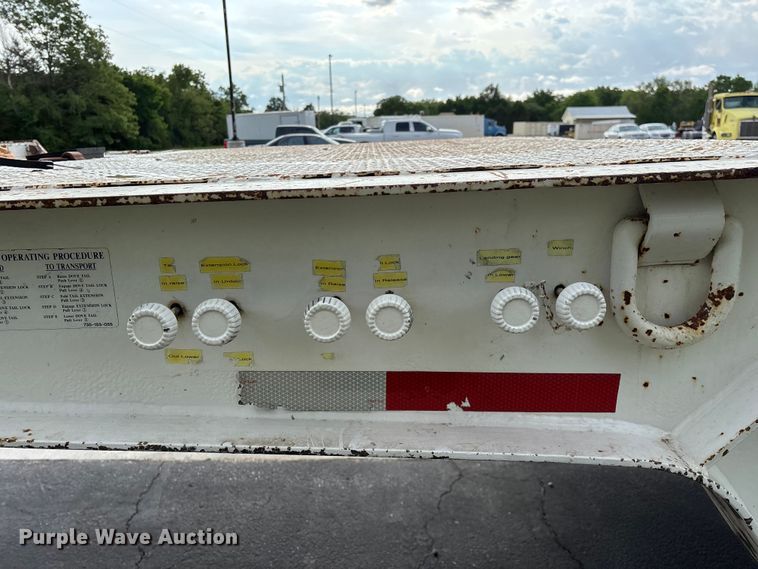 image for item EO4246 1991 Trail King TK70HT-462 drop deck equipment trailer