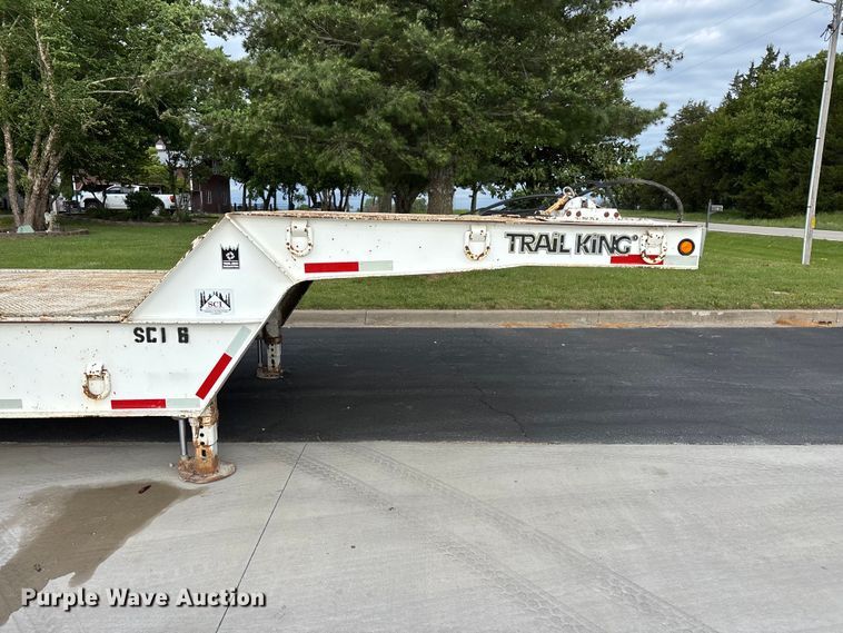 image for item EO4246 1991 Trail King TK70HT-462 drop deck equipment trailer