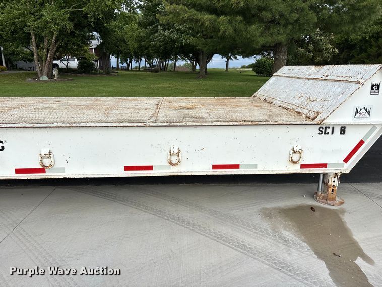 image for item EO4246 1991 Trail King TK70HT-462 drop deck equipment trailer