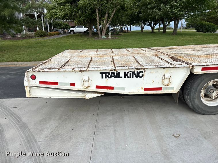 image for item EO4246 1991 Trail King TK70HT-462 drop deck equipment trailer