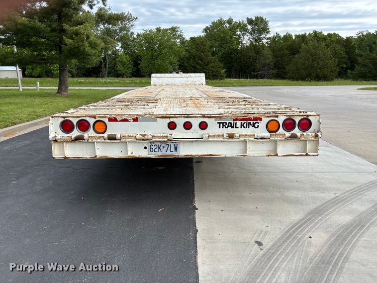 image for item EO4246 1991 Trail King TK70HT-462 drop deck equipment trailer