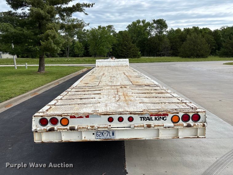 image for item EO4246 1991 Trail King TK70HT-462 drop deck equipment trailer
