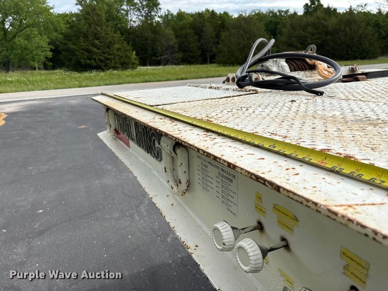 image for item EO4246 1991 Trail King TK70HT-462 drop deck equipment trailer