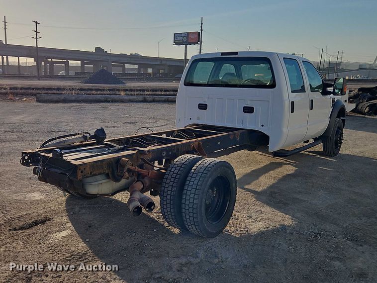 image for item EO7125 2008 Ford F450 Super Duty XL Crew Cab truck cab and chassis