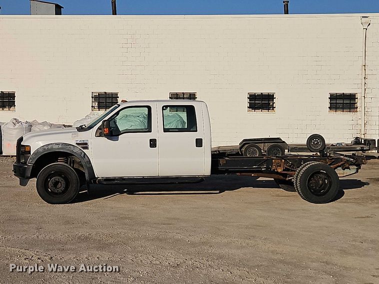 image for item EO7125 2008 Ford F450 Super Duty XL Crew Cab truck cab and chassis