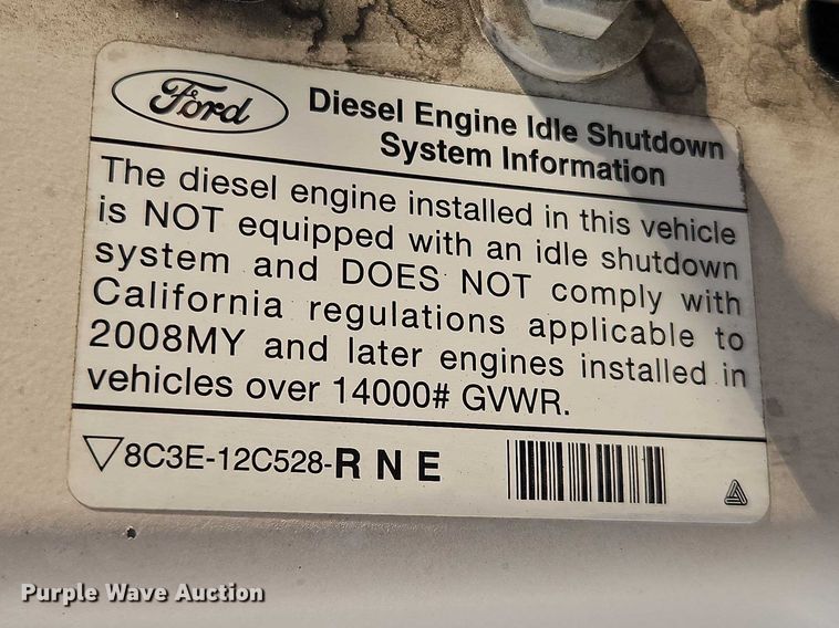image for item EO7125 2008 Ford F450 Super Duty XL Crew Cab truck cab and chassis