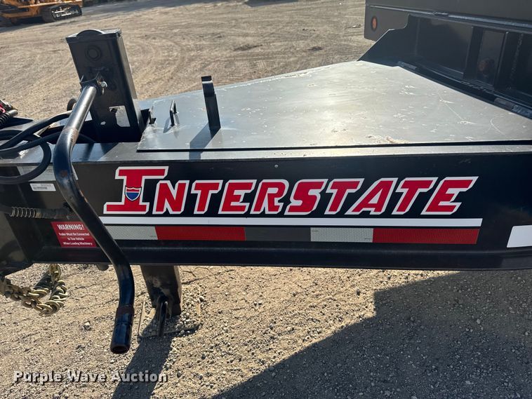 image for item ER0481 2019 Interstate Trailers, Inc. 50TDL tilt deck equipment trailer