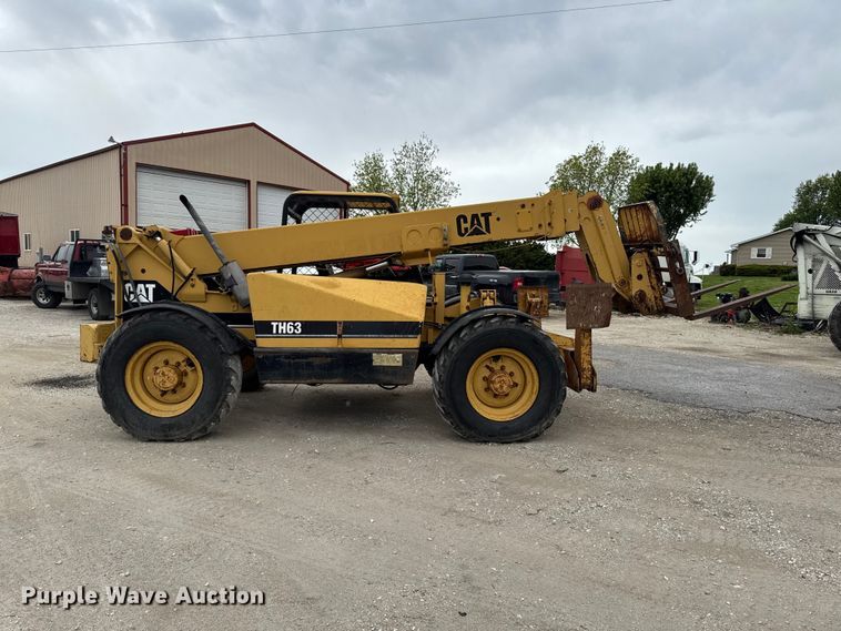 image for item ER0493 1996 Caterpillar TH63 telehandler