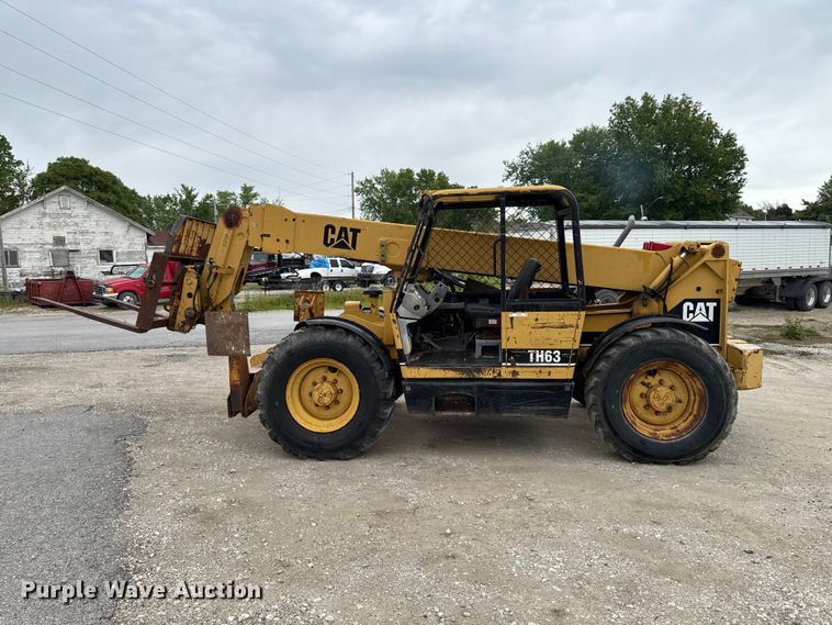 image for item ER0493 1996 Caterpillar TH63 telehandler