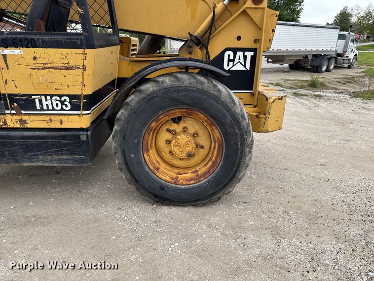 image for item ER0493 1996 Caterpillar TH63 telehandler