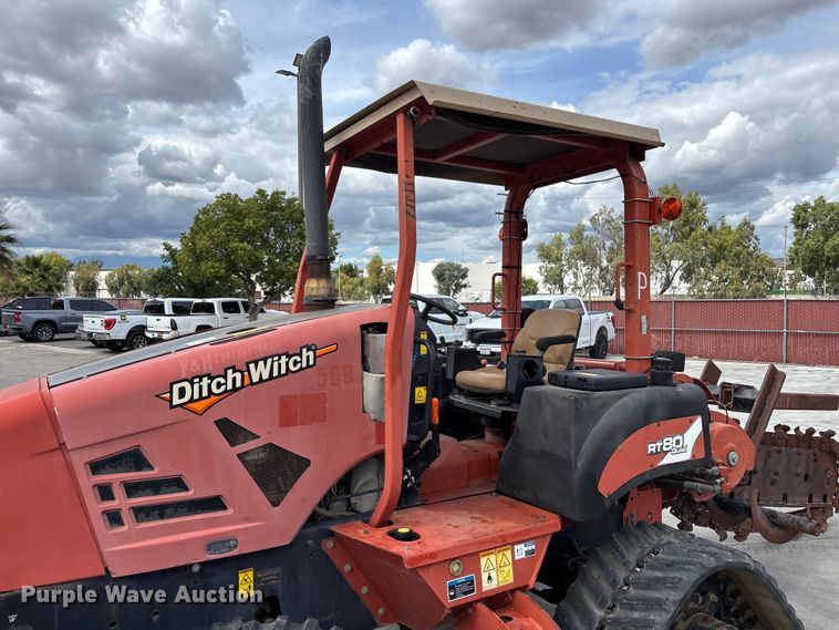 image for item ER7569 2014 Ditch Witch RT80Q trencher