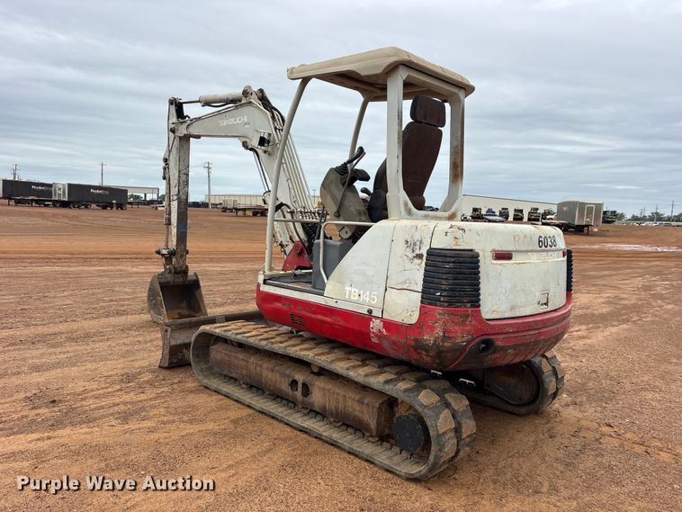 image for item ES8982 2003 Takeuchi TB145 mini excavator
