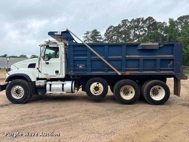image for item ET2009 2007 Mack CV713 dump truck