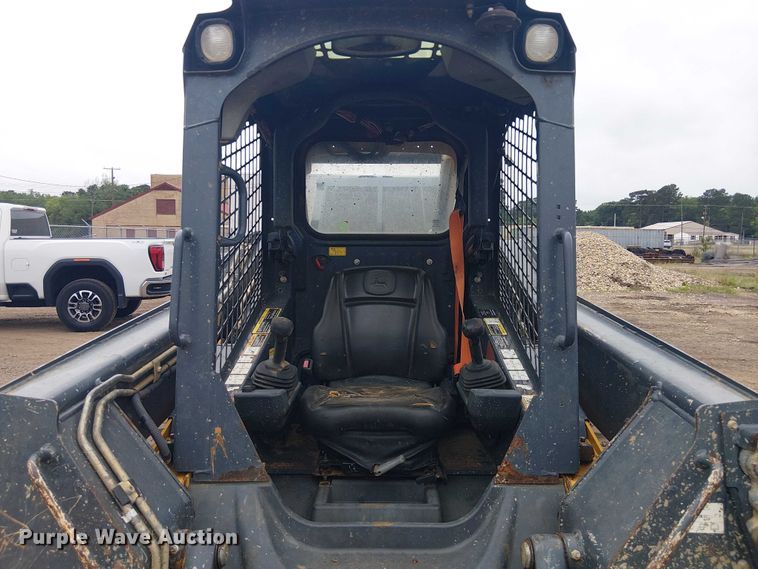 image for item ET2027 2017 John Deere 323E tracked skid steer loader