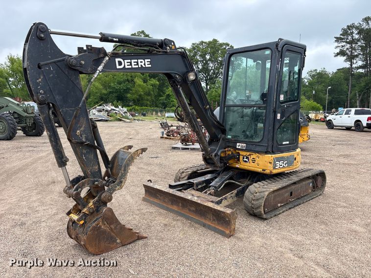 image for item ET2028 2016 John Deere 35G mini excavator