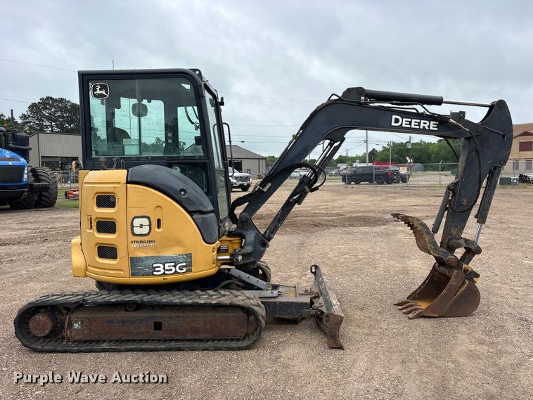 image for item ET2028 2016 John Deere 35G mini excavator