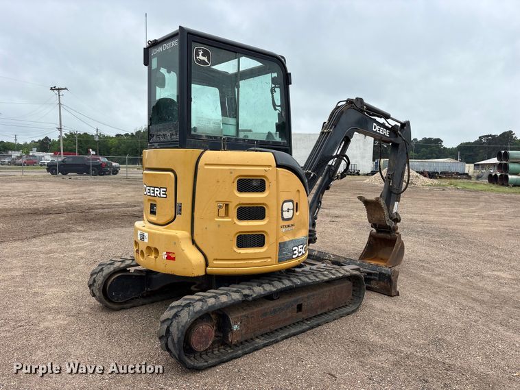 image for item ET2028 2016 John Deere 35G mini excavator