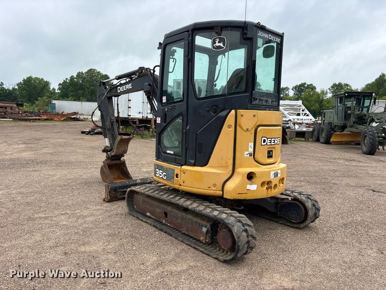 image for item ET2028 2016 John Deere 35G mini excavator