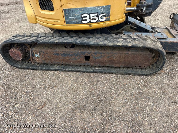 image for item ET2028 2016 John Deere 35G mini excavator