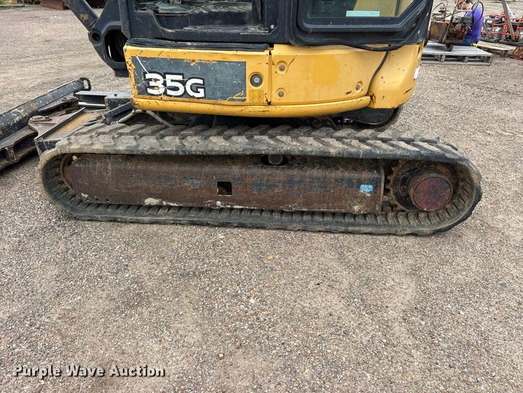 image for item ET2028 2016 John Deere 35G mini excavator