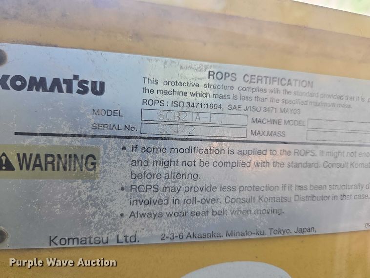 image for item ET5046 2006 Komatsu D65PX-15E0 dozer