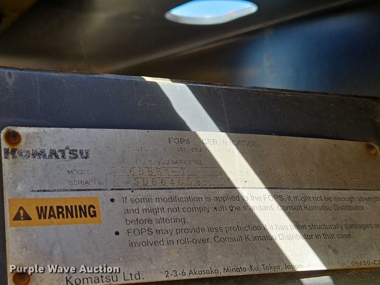 image for item ET5046 2006 Komatsu D65PX-15E0 dozer