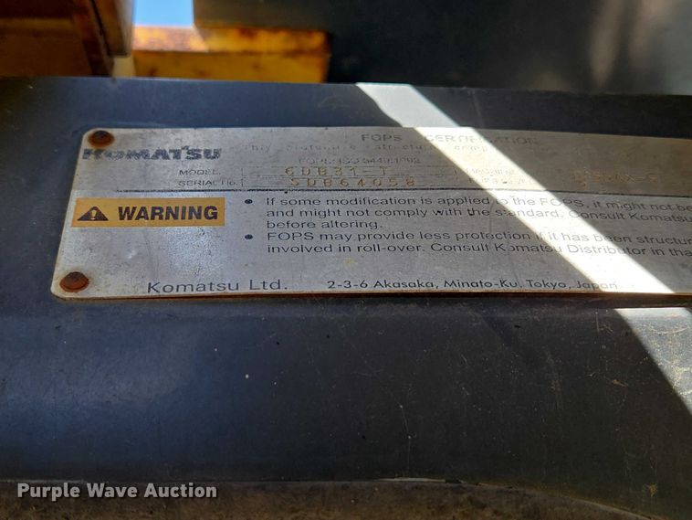 image for item ET5046 2006 Komatsu D65PX-15E0 dozer