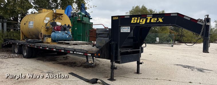 image for item ET7380 2011 Big Tex 22GN-25BK+5 equipment trailer