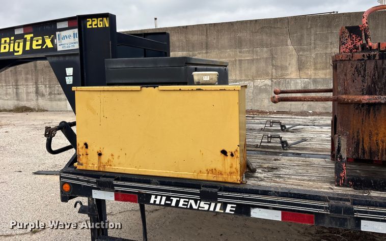 image for item ET7380 2011 Big Tex 22GN-25BK+5 equipment trailer