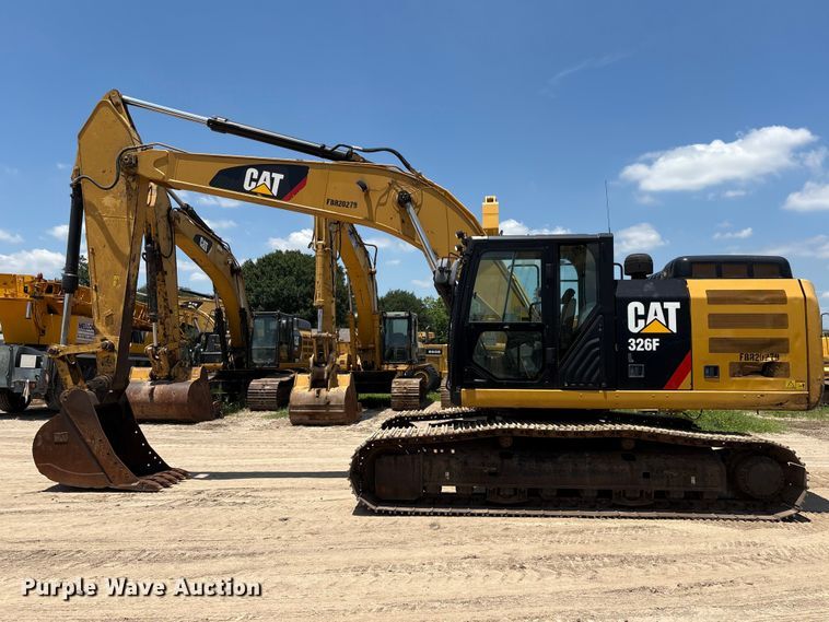 image for item EU0590 2018 Caterpillar 326F L excavator