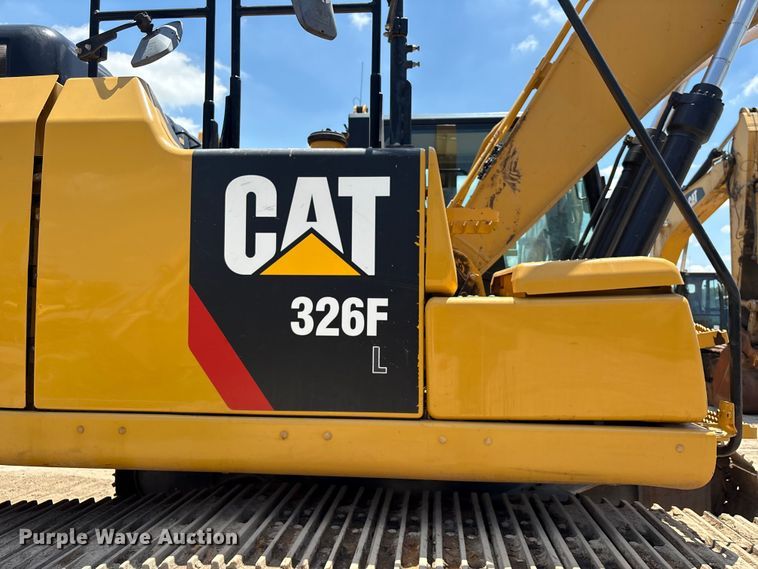 image for item EU0590 2018 Caterpillar 326F L excavator