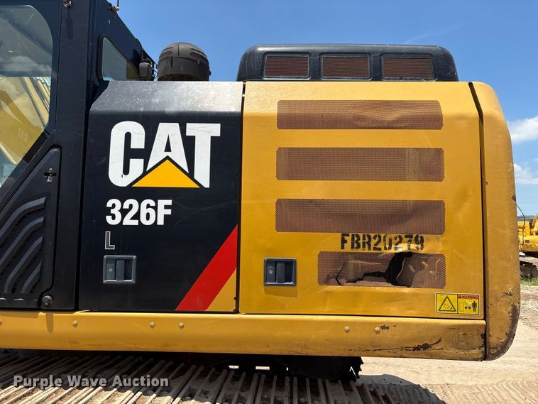 image for item EU0590 2018 Caterpillar 326F L excavator