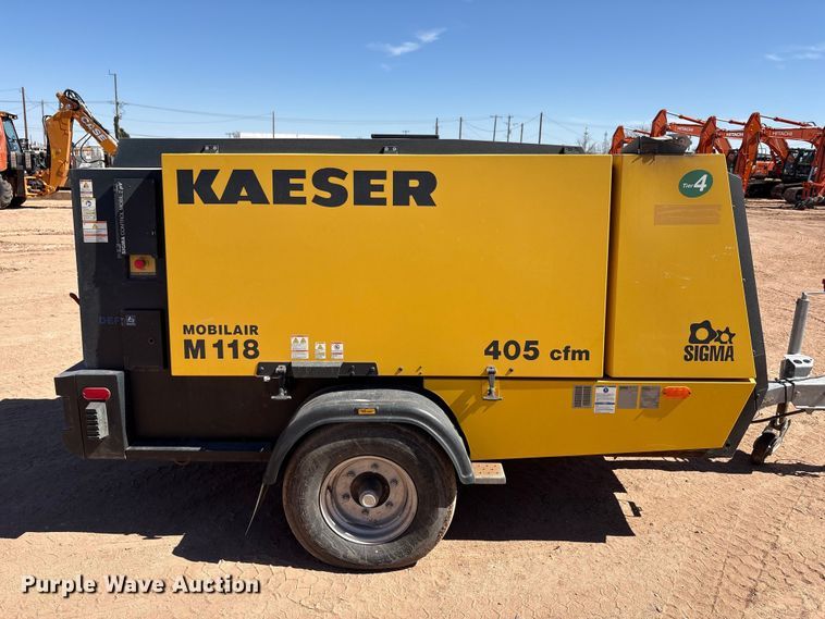 image for item EU4928 2022 Kaeser M118 air compressor