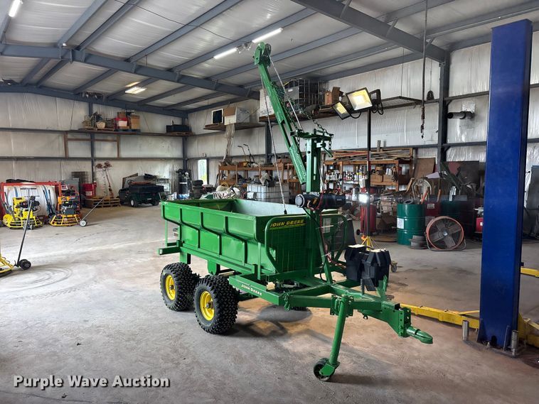 image for item EU5536 Shop built dump trailer