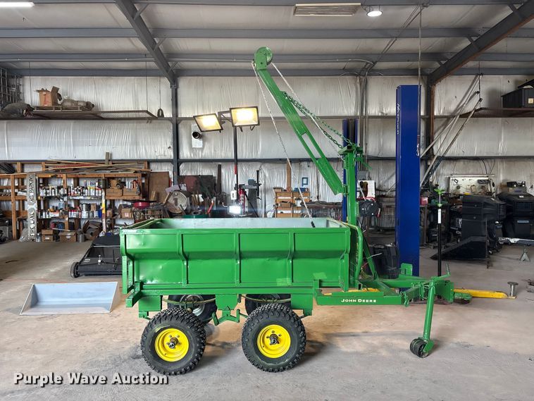 image for item EU5536 Shop built dump trailer
