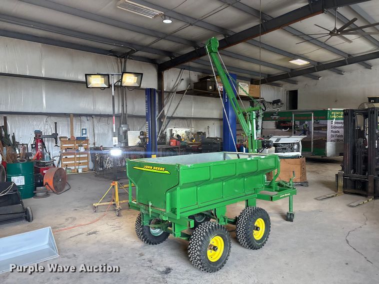 image for item EU5536 Shop built dump trailer
